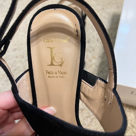 Luca Grossi black heels. Size: 9 1/2 - Picture 11 of 16